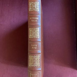 EP signed 1st edition by Larry King. Leatherbound